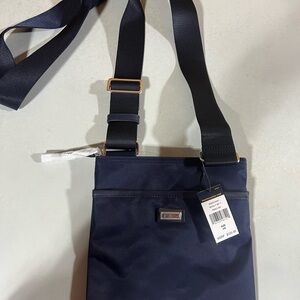 Tumi Navy Crossbody Bag